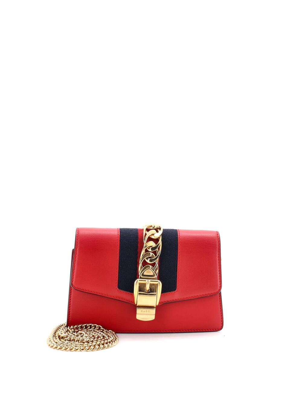Gucci Sylvie Chain Shoulder Bag Leather #364794G85B
